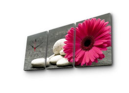 Wallity Reloj de Pared de Lienzo Decorativo 3P3040CS-57 (3 Piezas)